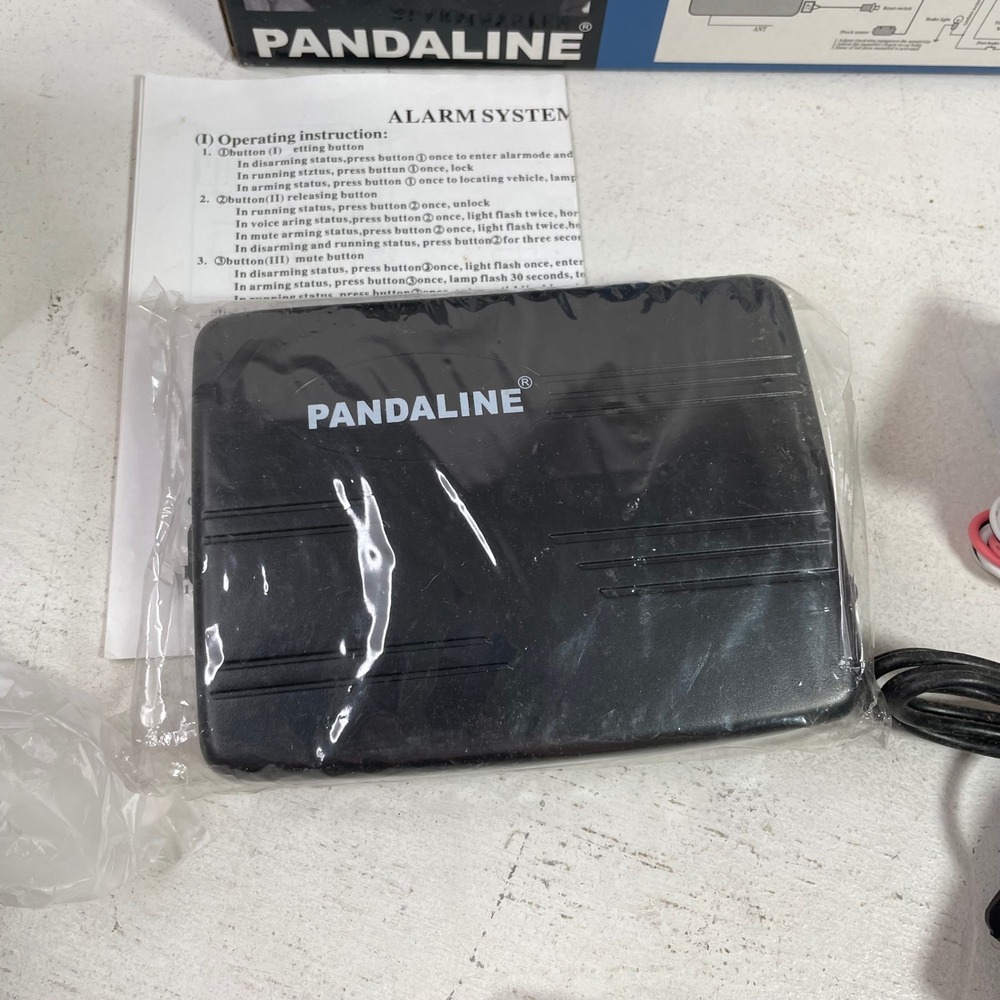 Pandaline 865 Car Alarm System 12V 15W Security Kit with 2 Remote Key Fobs New - Picture 4 of 16